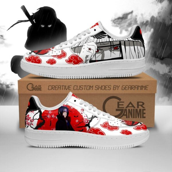 Akatsuki Itachi Sneakers Naruto Anime Custom Shoes PT10 1