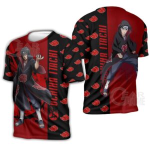 Akatsuki Itachi Hoodie Shirt Naruto Akatsuki Anime Jacket 9