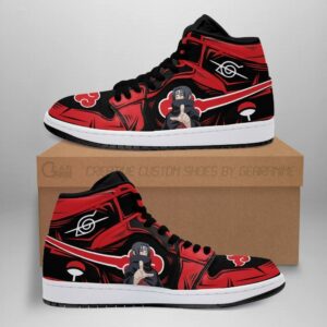 Akatsuki Itachi Sneakers Boots Naruto Anime Sneakers Costume 6