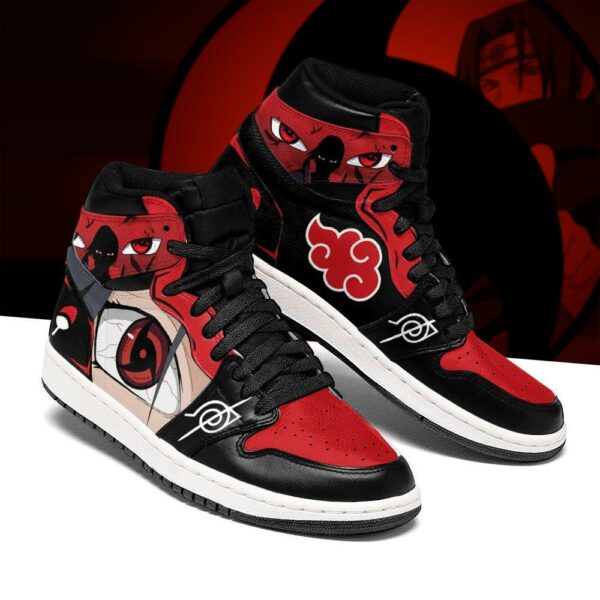 Akatsuki Itachi Sneakers Sharingan Eyes Shoes Naruto Anime 2