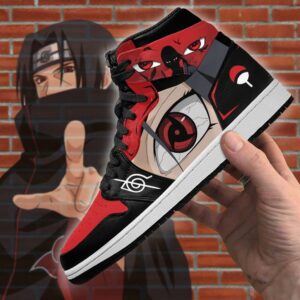 Akatsuki Itachi Sneakers Sharingan Eyes Shoes Naruto Anime 7