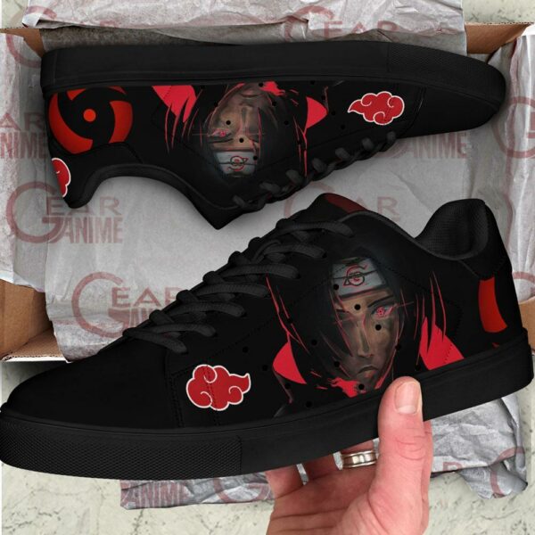 Akatsuki Itachi Skate Shoes Naruto Anime Custom Shoes PN09 2