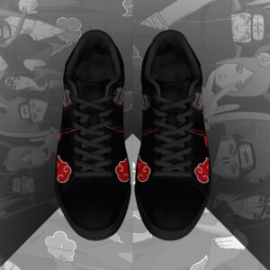 Akatsuki Itachi Skate Shoes Naruto Anime Custom Shoes PN09 6