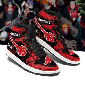 Akatsuki Sneakers Cloud Jutsu It Naruto Anime Shoes MN05 5