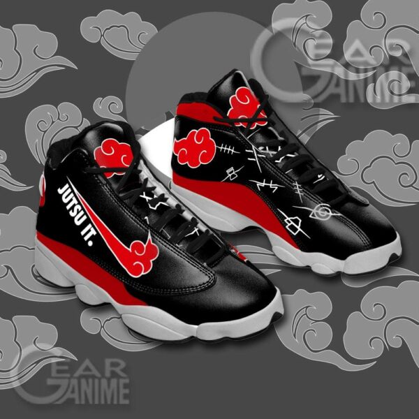 Akatsuki Jutsu It Sneakers Naruto Anime Custom Shoes 2