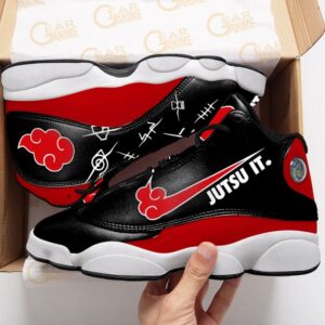 Akatsuki Jutsu It Sneakers Naruto Anime Custom Shoes 7