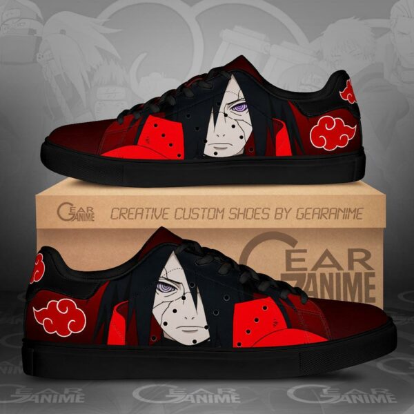 Akatsuki Madara Skate Shoes Naruto Anime Custom Shoes PN09 1