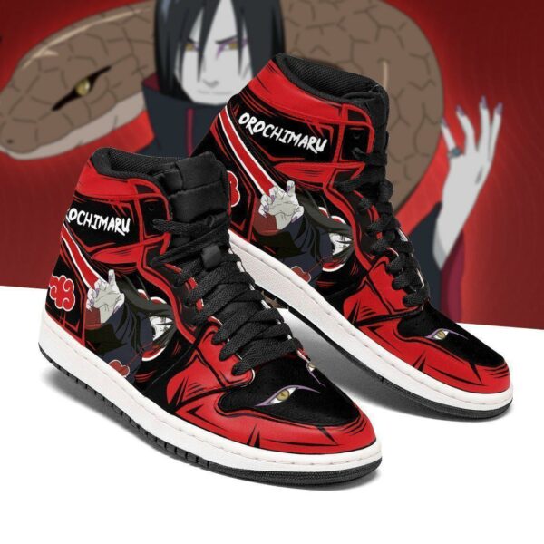 Akatsuki Orochimaru Naruto Anime Sneakers Fan Gift MN04 2