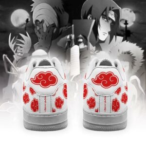 Akatsuki Shoes Shoes Naruto Anime Custom Shoes White 5