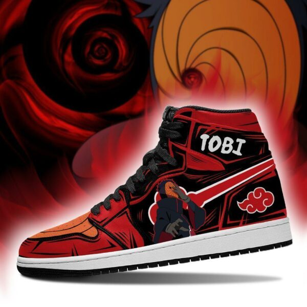 Akatsuki Tobi Naruto Anime Sneakers Fan Gift MN04 3