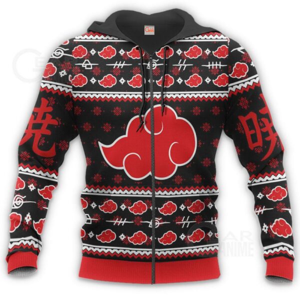 Akatsuki Ugly Christmas Sweater Naruto Anime Custom Xmas Gift VA10 2