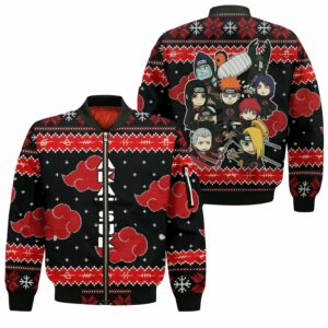 Akatsuki Ugly Christmas Sweater Naruto Anime Xmas Gift Custom Clothes 10