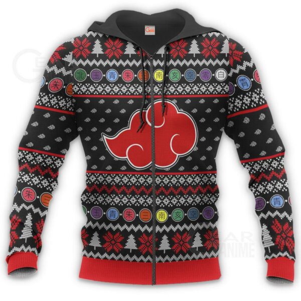 Akatsuki Ugly Christmas Sweater Naruto Anime Xmas Gift Idea VA10 2