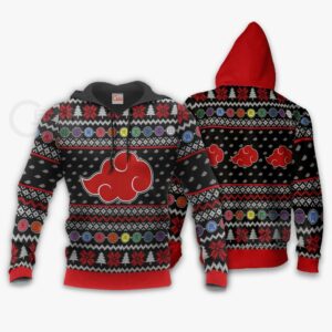 Akatsuki Ugly Christmas Sweater Naruto Anime Xmas Gift Idea VA10 7