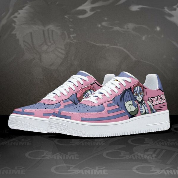 Akaza Air Sneakers Custom Anime Demon Slayer Shoes 2