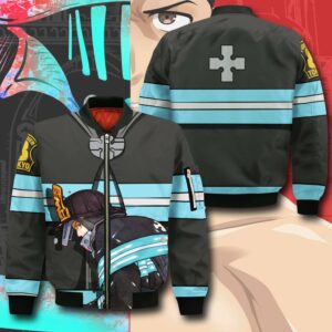 Akitaru Obi Fire Force Hoodie Shirt Anime Uniform Jacket 12