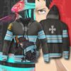 Akitaru Obi Fire Force Hoodie Shirt Anime Uniform Jacket 17