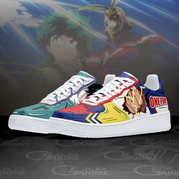 All Might and Deku Air Sneakers Custom Anime My Hero Academia Shoes 2