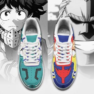 All Might and Deku Air Sneakers Custom Anime My Hero Academia Shoes 6