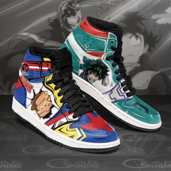 All Might and Deku Sneakers Custom Anime My Hero Academia Shoes 2