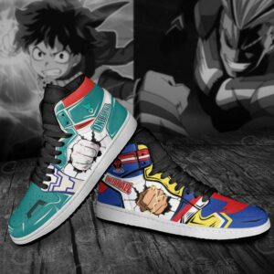 All Might and Deku Sneakers Custom Anime My Hero Academia Shoes 6