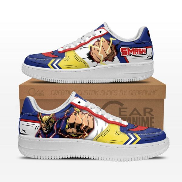 All Might One For All Air Sneakers Custom Anime My Hero Academia Shoes 1