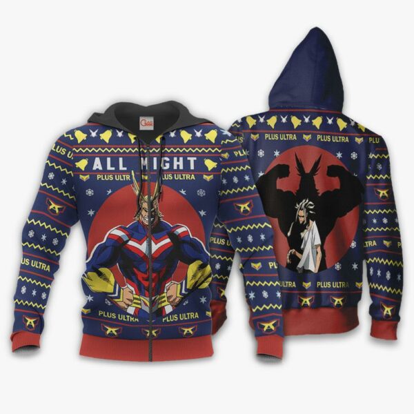 All Might Ugly Christmas Sweater My Hero Academia Anime Xmas Shirt 2