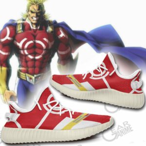 All Might Shoes Silver Ace My Hero Academia Sneakers TT10 8