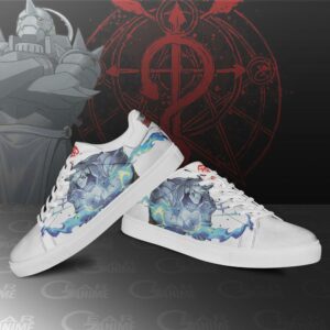 Alphonse Elric Skate Shoes Fullmetal Alchemist Custom Anime Shoes PN10 6