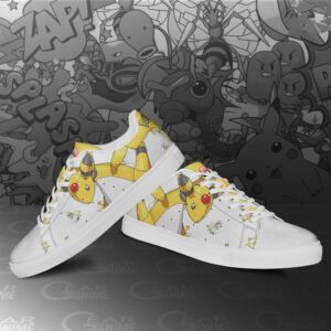 Ampharos Skate Shoes Pokemon Custom Anime Shoes PN11 6