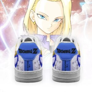 Android 18 Sneakers Custom Dragon Ball Anime Shoes Fan Gift PT05 5