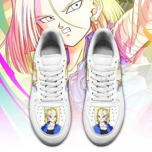 Android 18 Sneakers Custom Dragon Ball Z Anime Shoes PT04 2