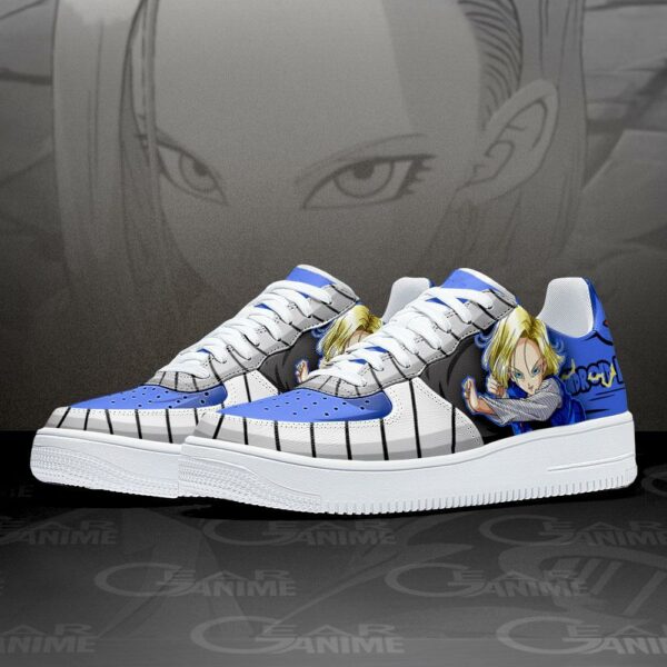 Android 18 Air Sneakers Custom Anime Dragon Ball Shoes 2