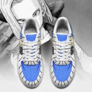 Android 18 Air Sneakers Custom Anime Dragon Ball Shoes 6