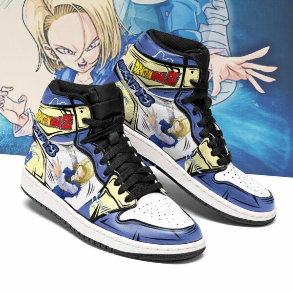 Android 18 Sneakers Dragon Ball Super Anime Shoes Custom MN04 2