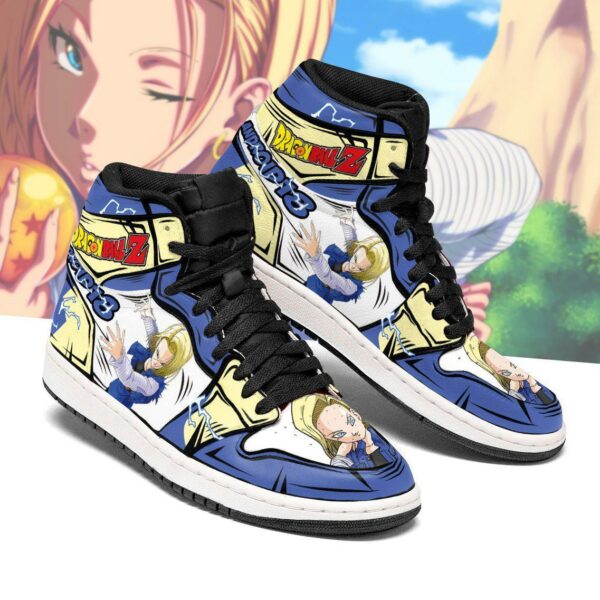 Android 18 Sneakers Dragon Ball Z Anime Shoes Fan Gift MN04 2