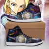 Android 18 Sneakers Galaxy Dragon Ball Z Custom Anime Shoes Fan PT04 6