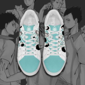 Haikyu Aoba Johsai Skate Shoes Black Haikyu!! Custom Anime Shoes 7