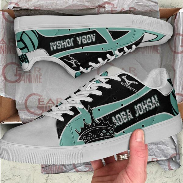 Aoba Johsai High Skate Shoes Haikyuu Anime Custom Shoes PN10 2