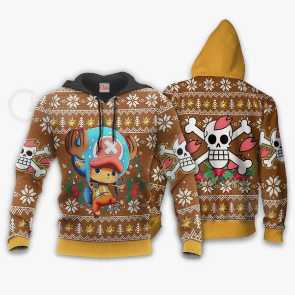 Tony Tony Chopper Ugly Christmas Sweater One Piece Anime Xmas Gift VA10 3