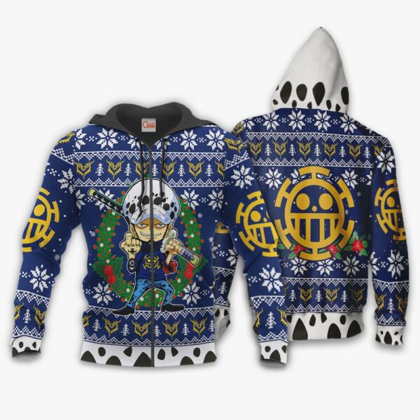 Trafalgar Law Ugly Christmas Sweater One Piece Anime Xmas Gift VA10 2