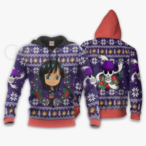 Nico Robin Ugly Christmas Sweater One Piece Anime Xmas Gift VA10 7