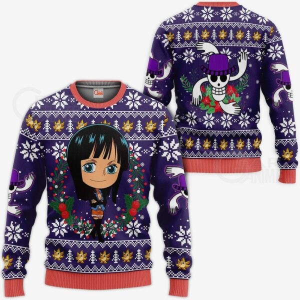 Nico Robin Ugly Christmas Sweater One Piece Anime Xmas Gift VA10 1