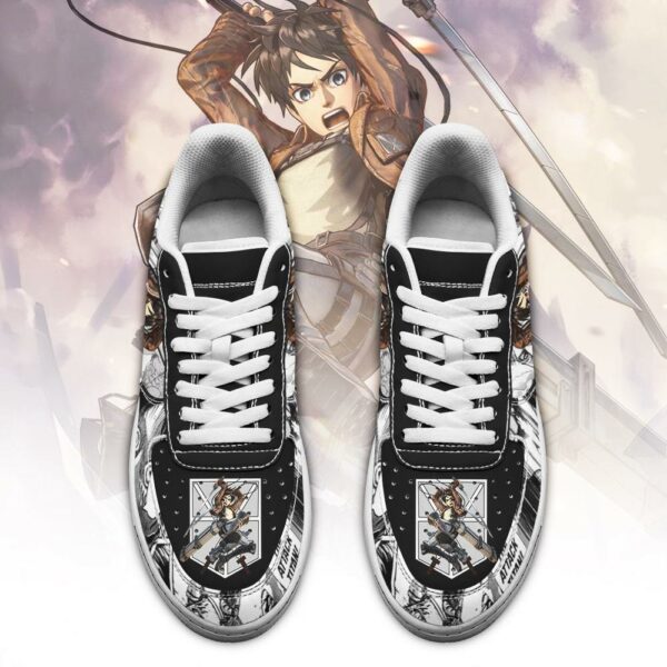 AOT Eren Sneakers Attack On Titan Anime Shoes Mixed Manga 2