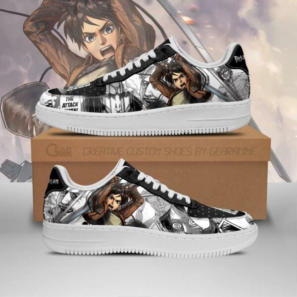 AOT Eren Sneakers Attack On Titan Anime Shoes Mixed Manga 1