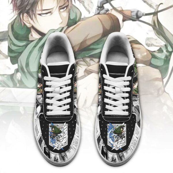 AOT Levi Sneakers Attack On Titan Anime Shoes Mixed Manga 2