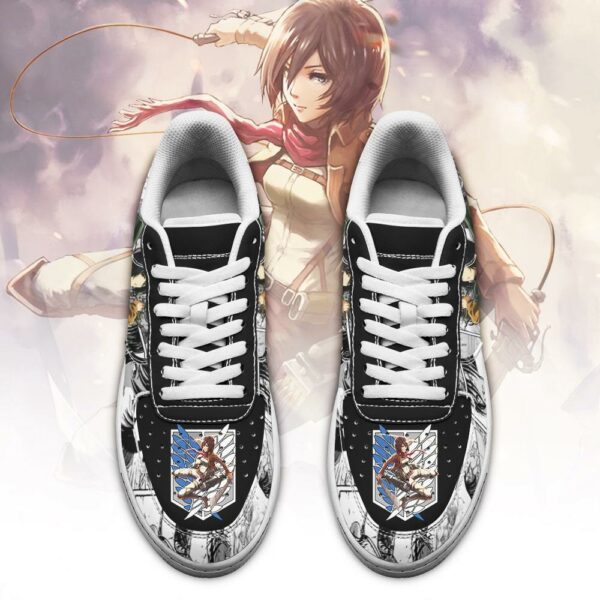 AOT Mikasa Sneakers Attack On Titan Anime Shoes Mixed Manga 2