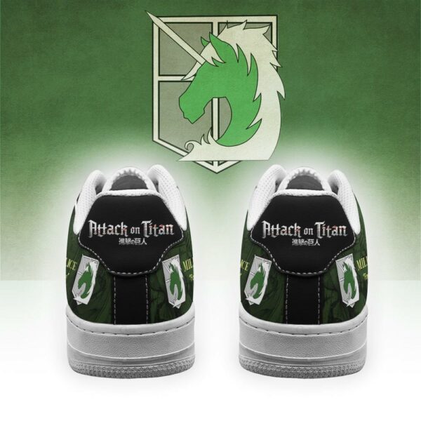 AOT Military Slogan Sneakers Attack On Titan Anime Shoes 3