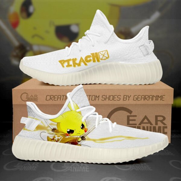 AOT Mashup Pikachu Shoes Pokemon Anime Sneakers TT11 1