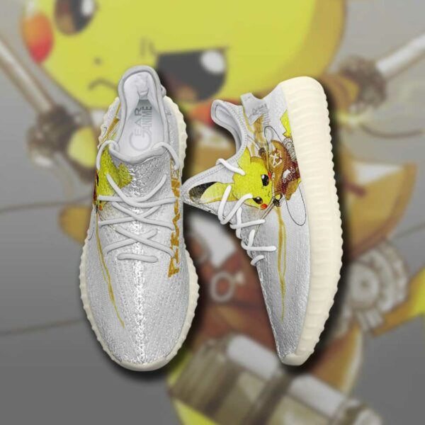 AOT Mashup Pikachu Shoes Pokemon Anime Sneakers TT11 2